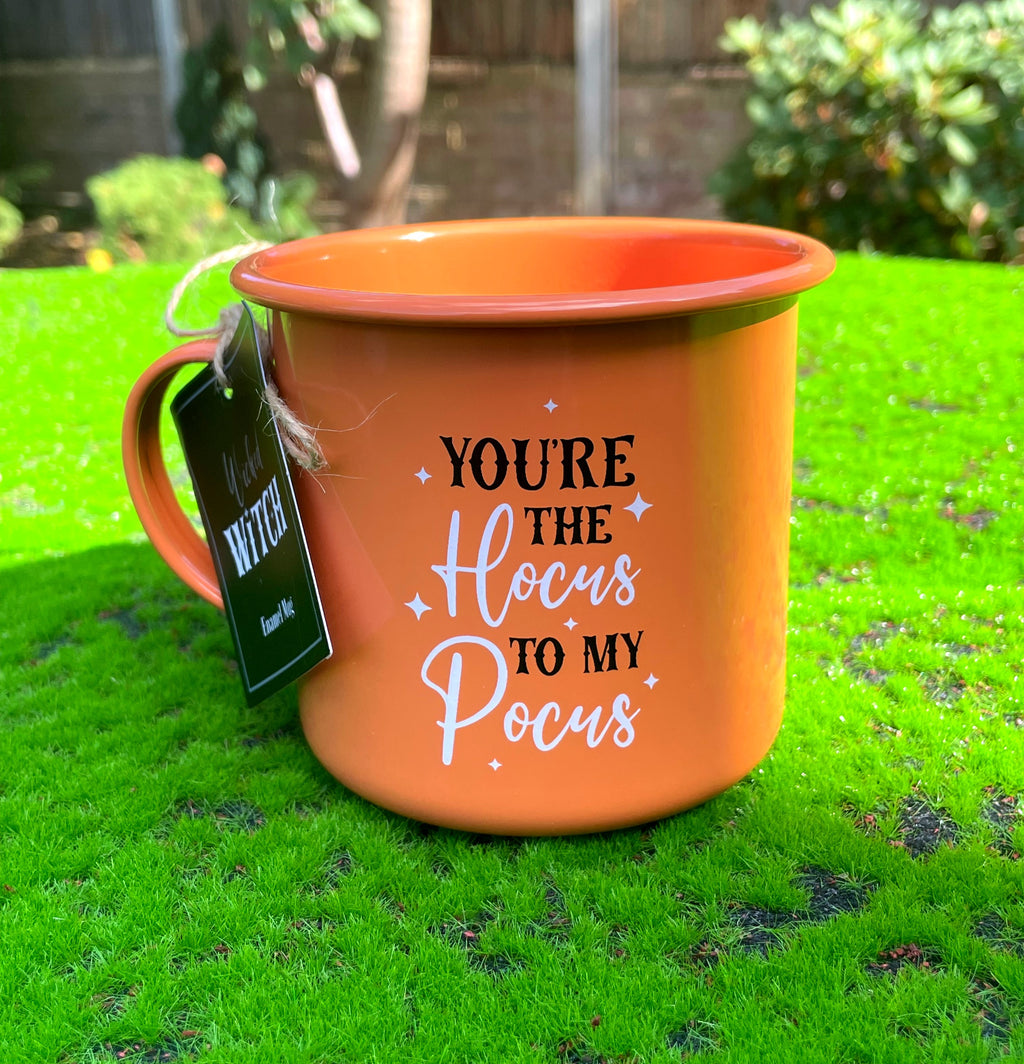 You're the Hocus to my Pocus Enamel Mug image 1