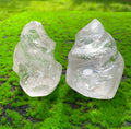 Clear Quartz Flame Carving image 0