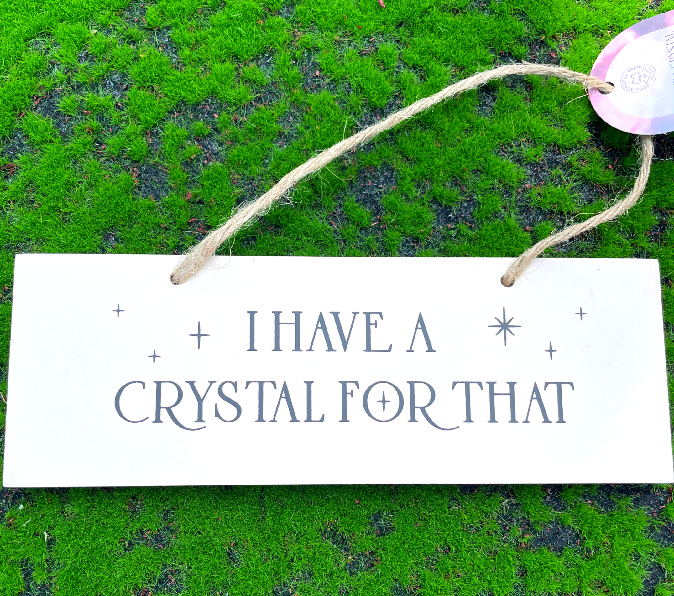 I Have a Crystal for That Hanging Sign image 0