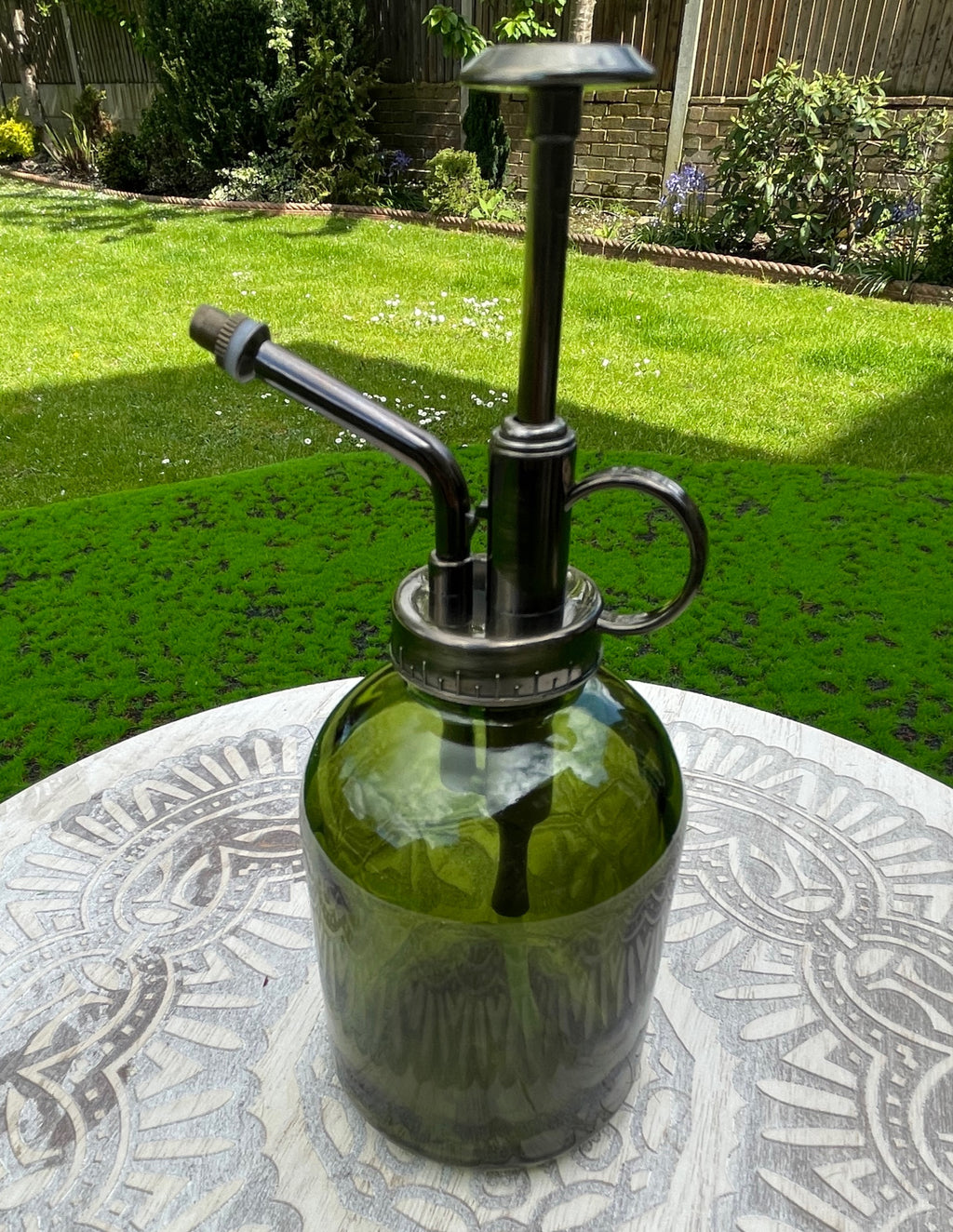 Green Glass Plant Mister image 1