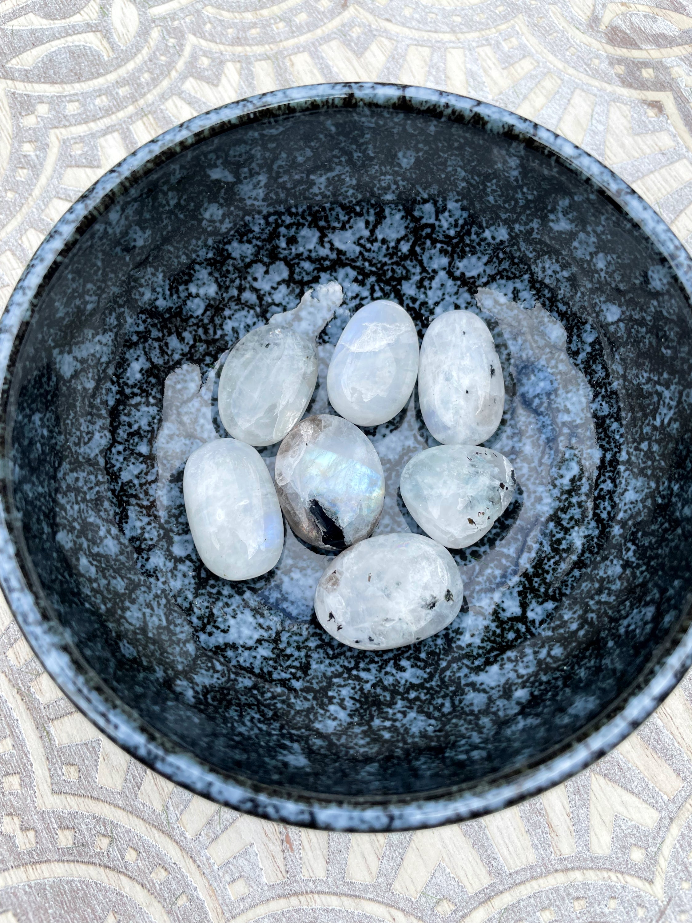 Rainbow Moonstone Tumblestone image 1