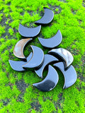 Black Obsidian Moon Carving image 0