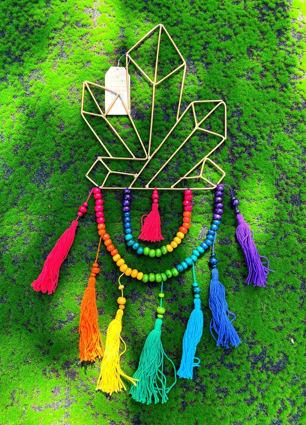 Metal Crystal Hanging Decor image 0