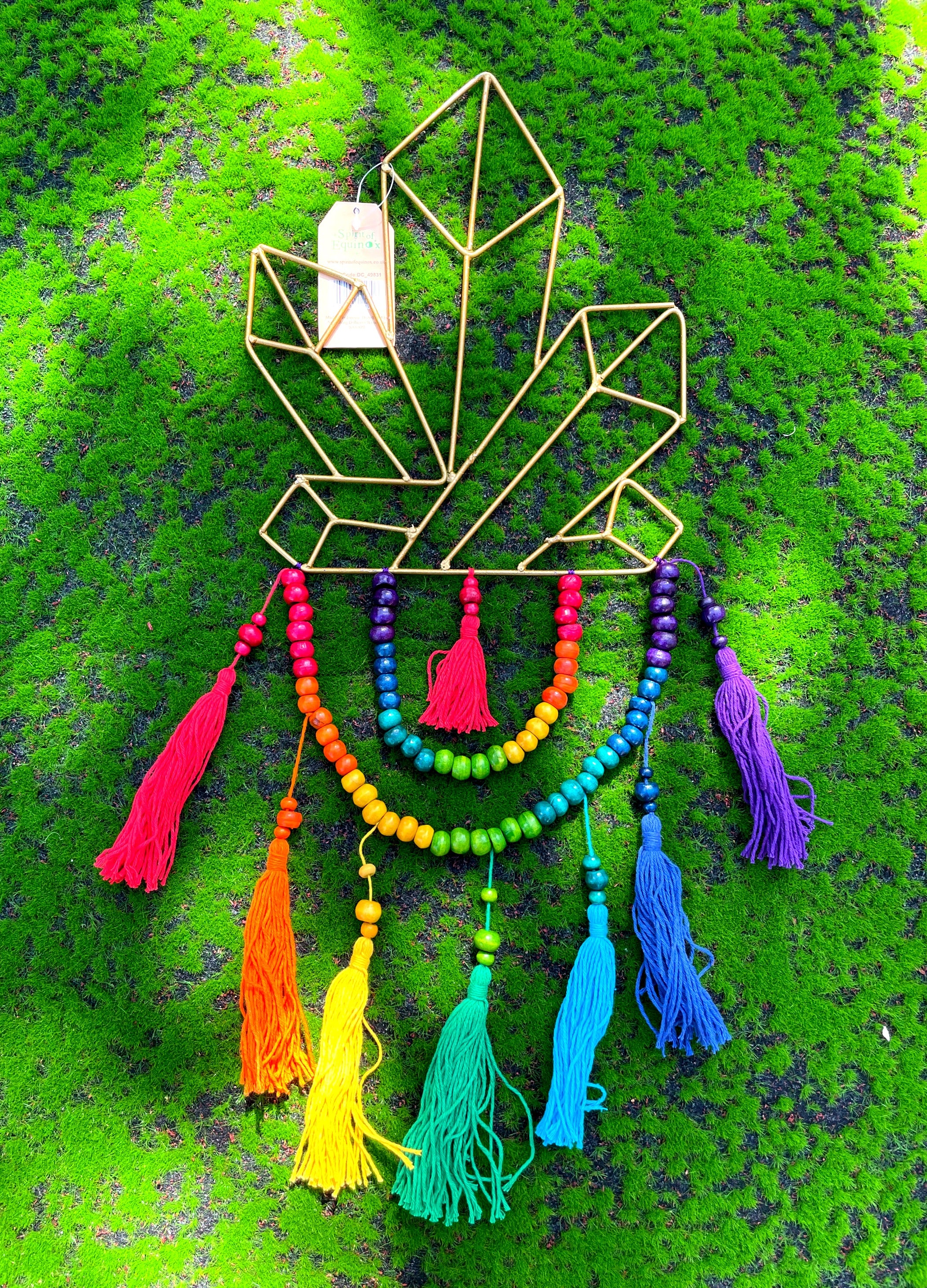 Metal Crystal Hanging Decor image 0