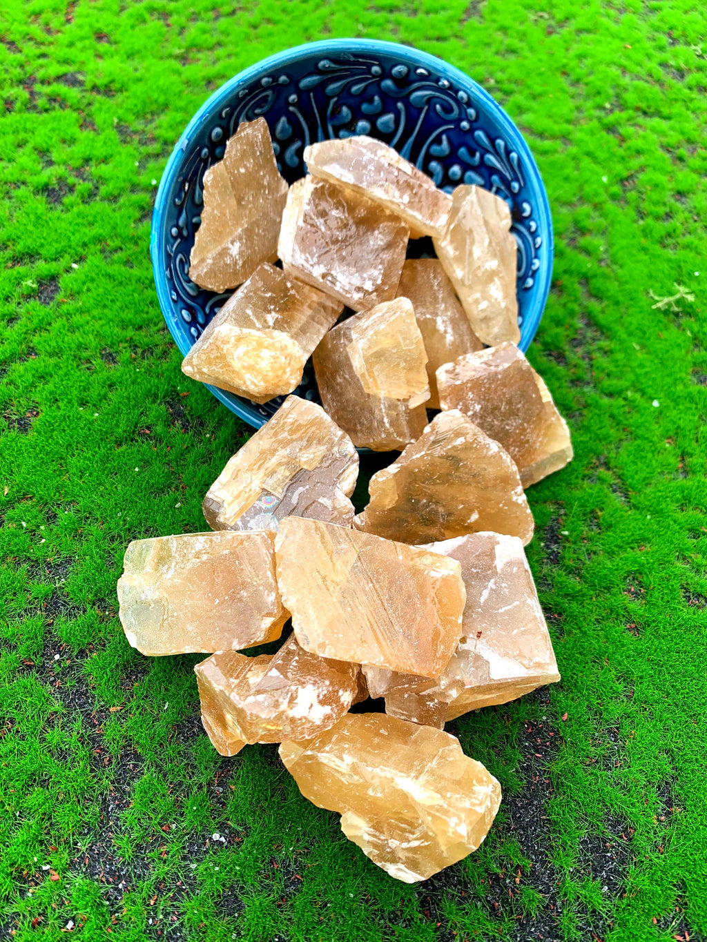 Raw Honey Calcite Chunk image 2