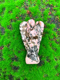 Rhodonite Angel Carving image 0