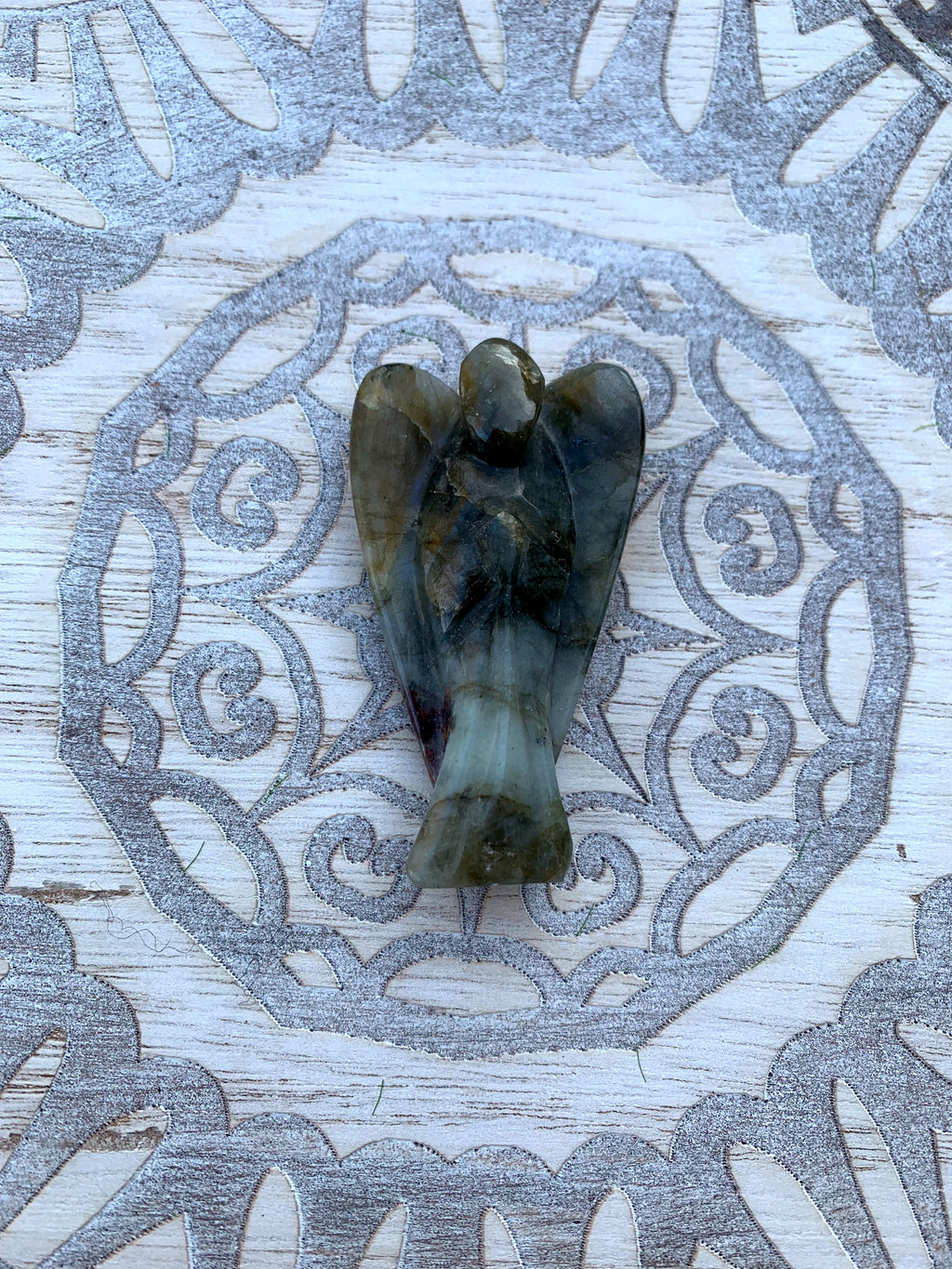 Labradorite Angel Carving image 1
