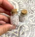 Rose Quartz Chip Corked Bottle image 0