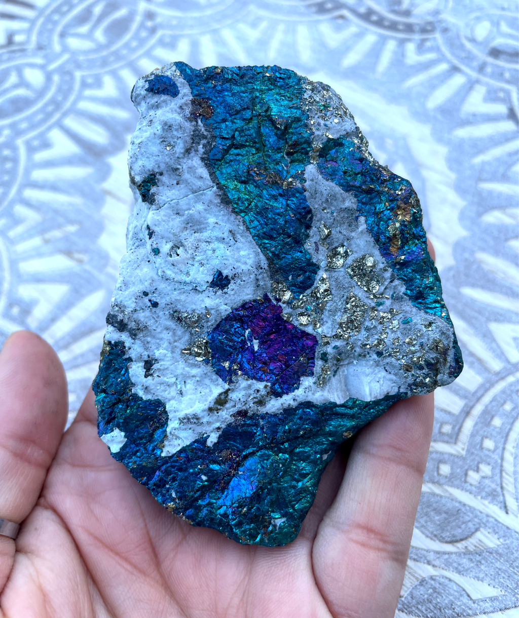 Chalcopyrite (Peacock Ore) Specimen image 1