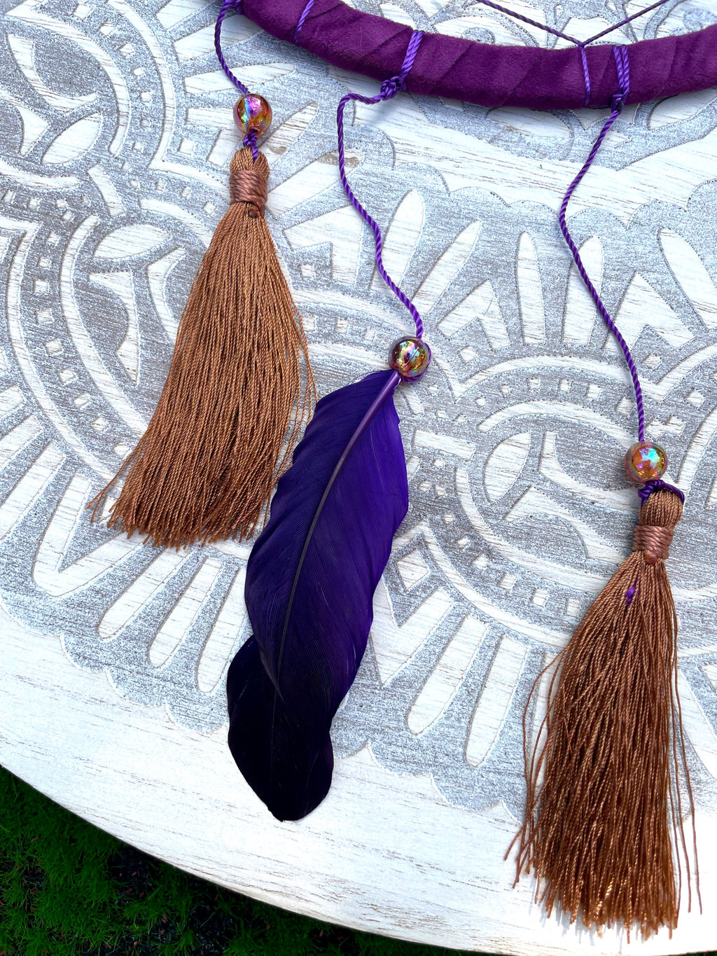 Purple Moon & Star Dreamcatcher image 2