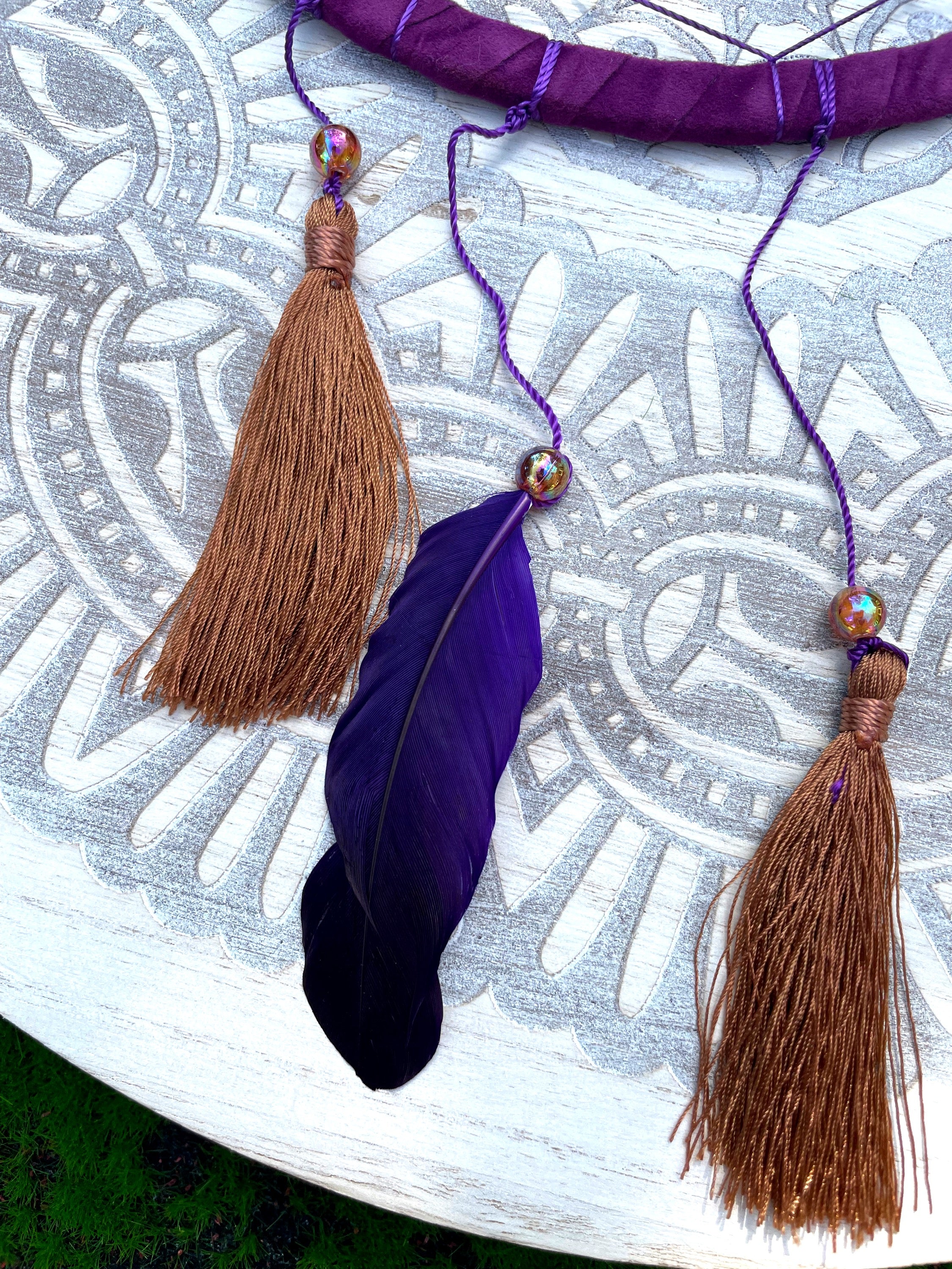 Purple Moon & Star Dreamcatcher image 2