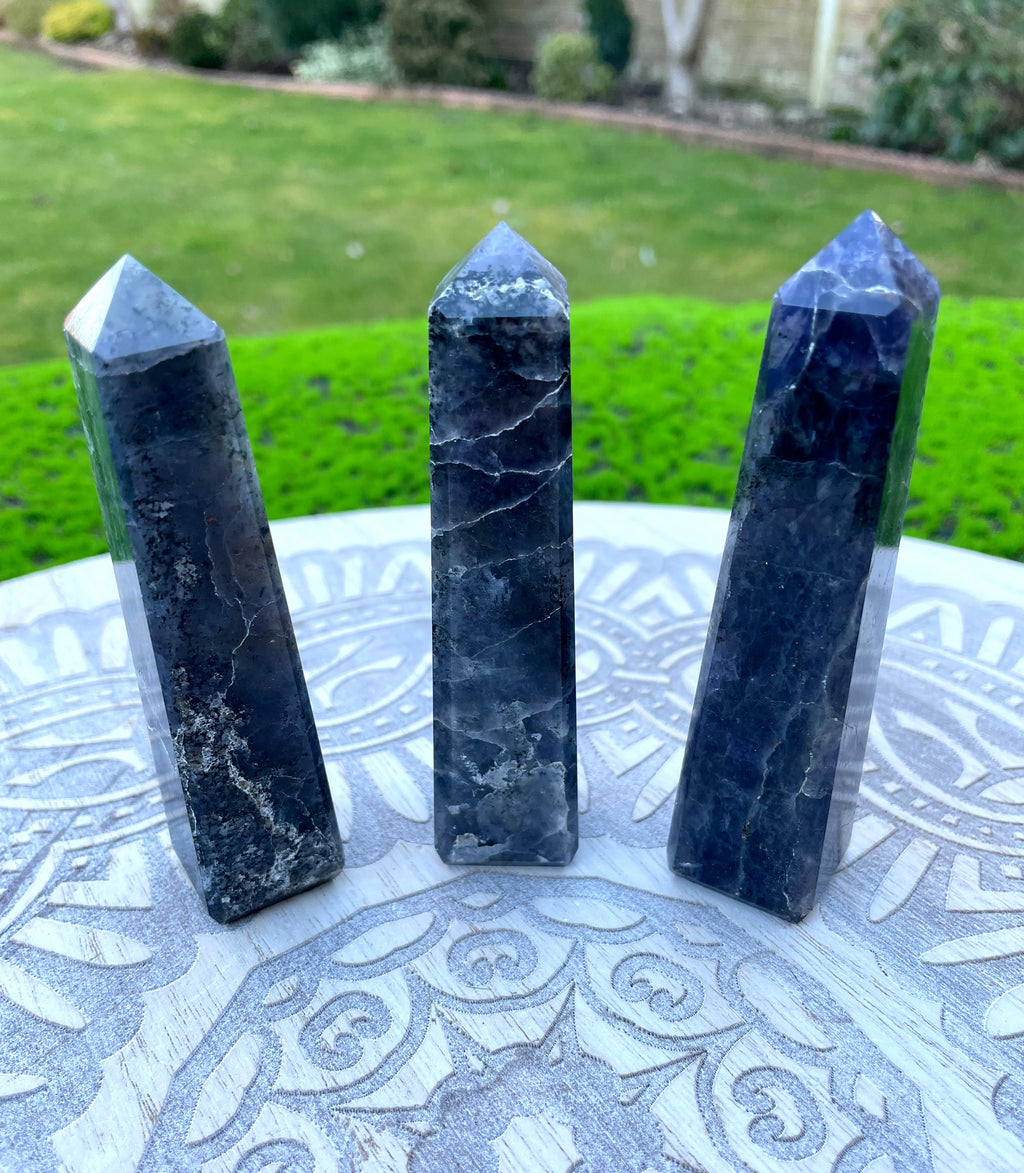 Water Sapphire (Iolite) Obelisk image 0