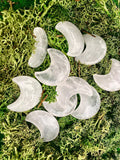 Clear Quartz Moon Carvings image 0