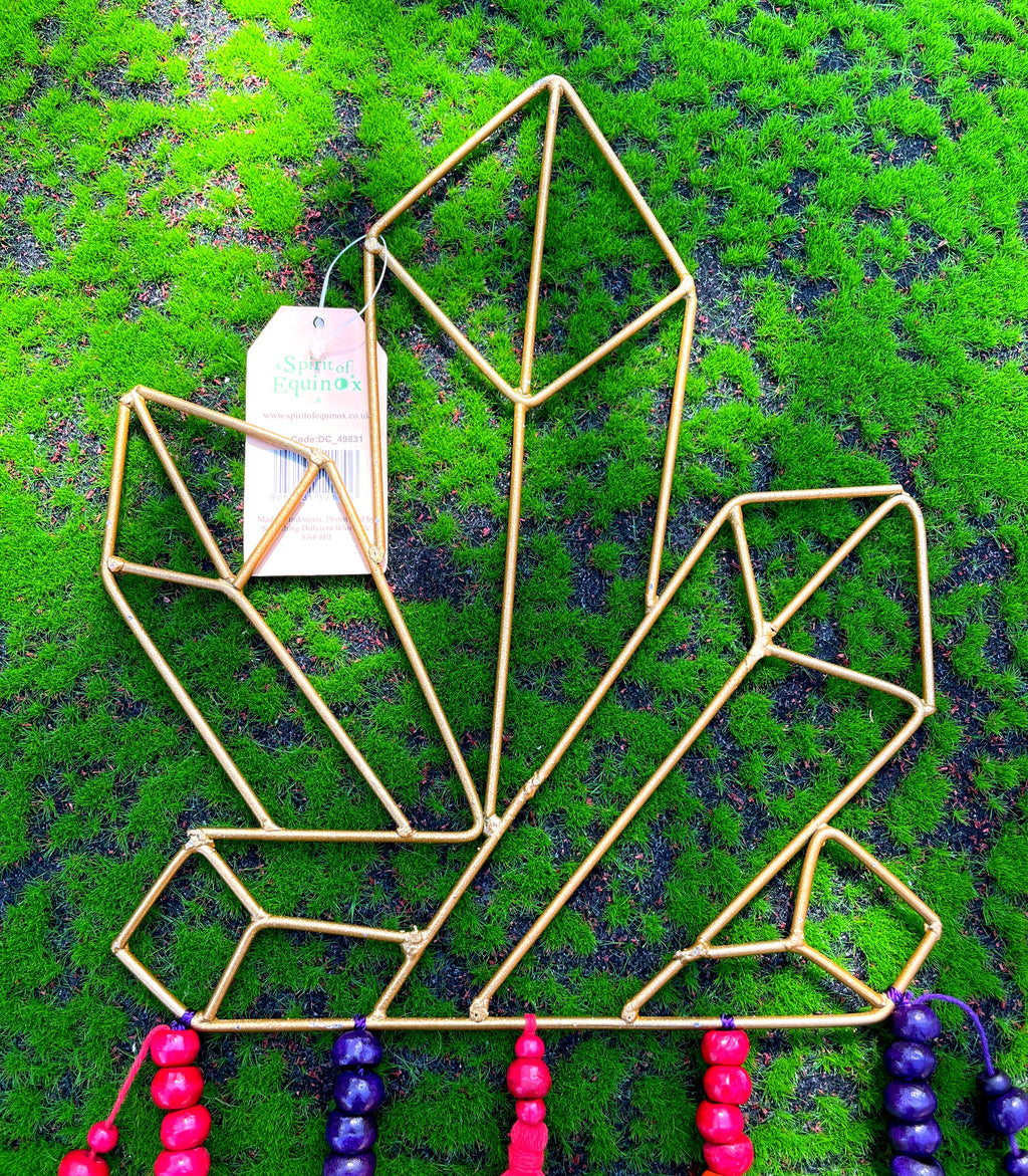 Metal Crystal Hanging Decor image 1