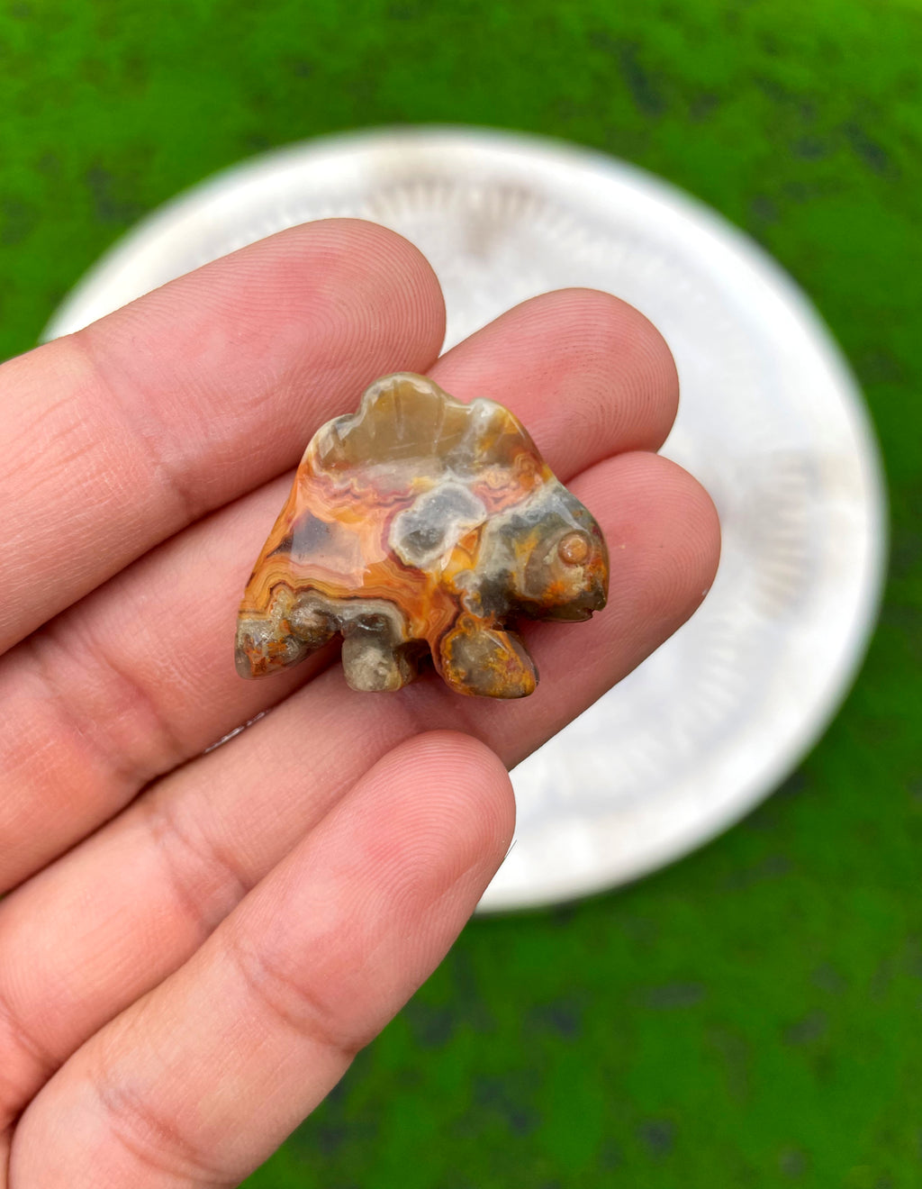 Mookaite Stegasaurus Carving image 1
