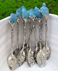 Raw Aquamarine Coffee Spoon image 0