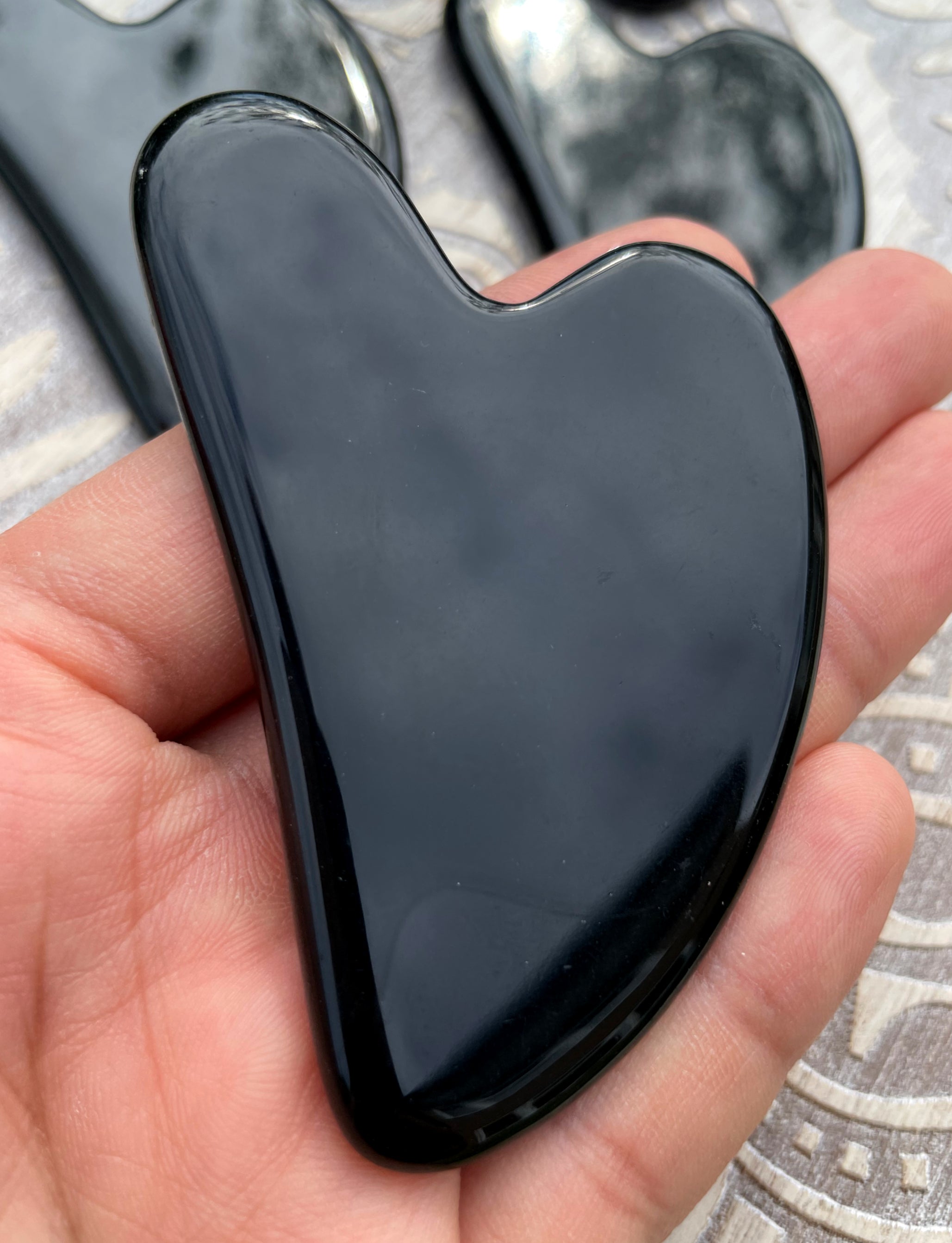Black Obsidian Gua Sha image 1