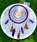 Purple Moon & Star Dreamcatcher image 0