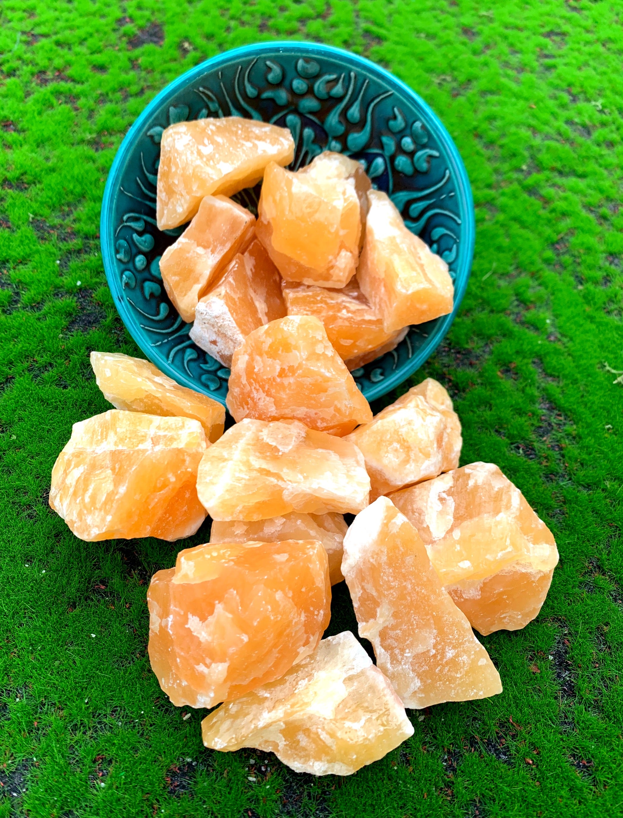 Raw Orange Calcite Chunk image 2