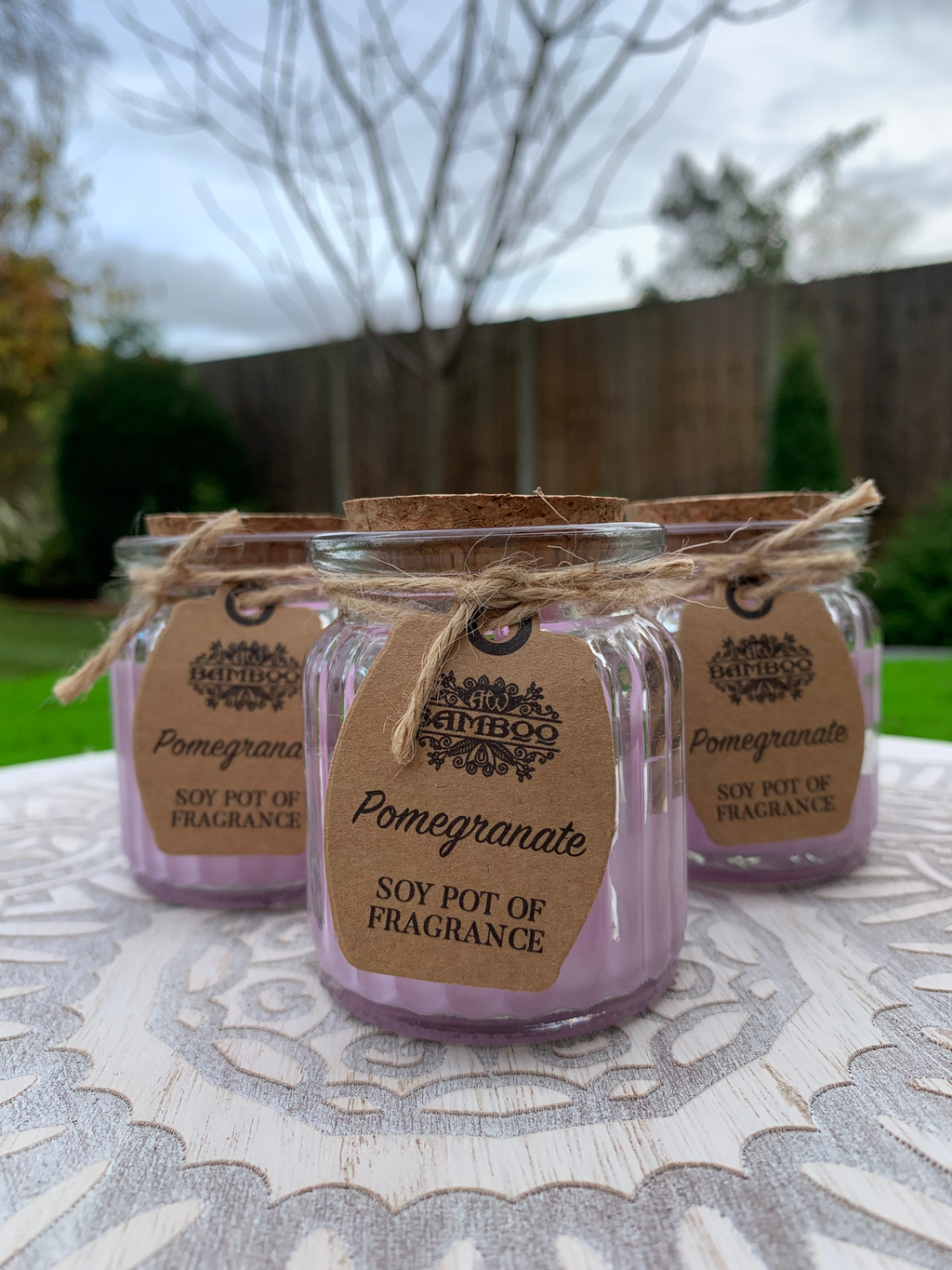 Pomegranate Soy Candle image 1