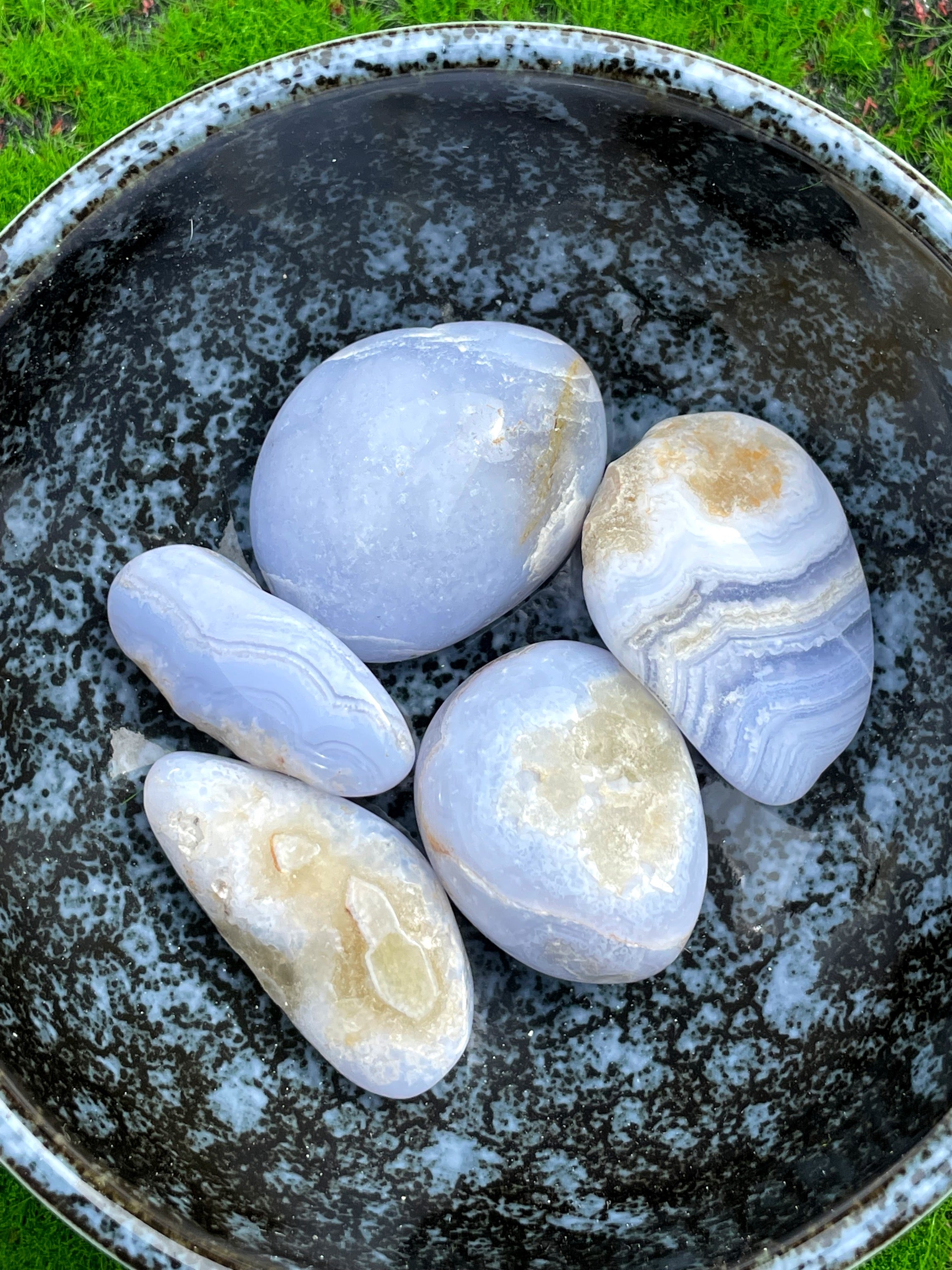 Blue Lace Agate Tumblestone Large image 0