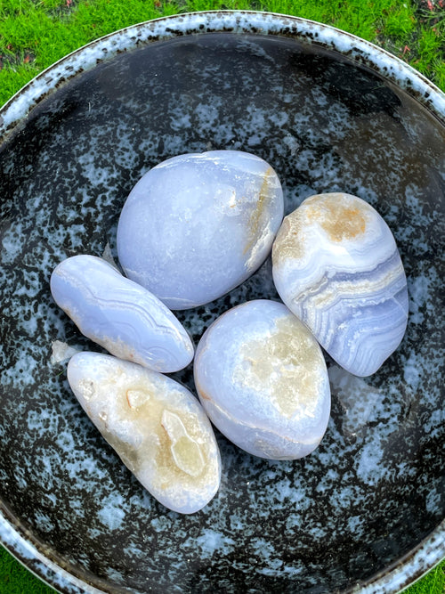 Blue Lace Agate Tumblestone Large image 0