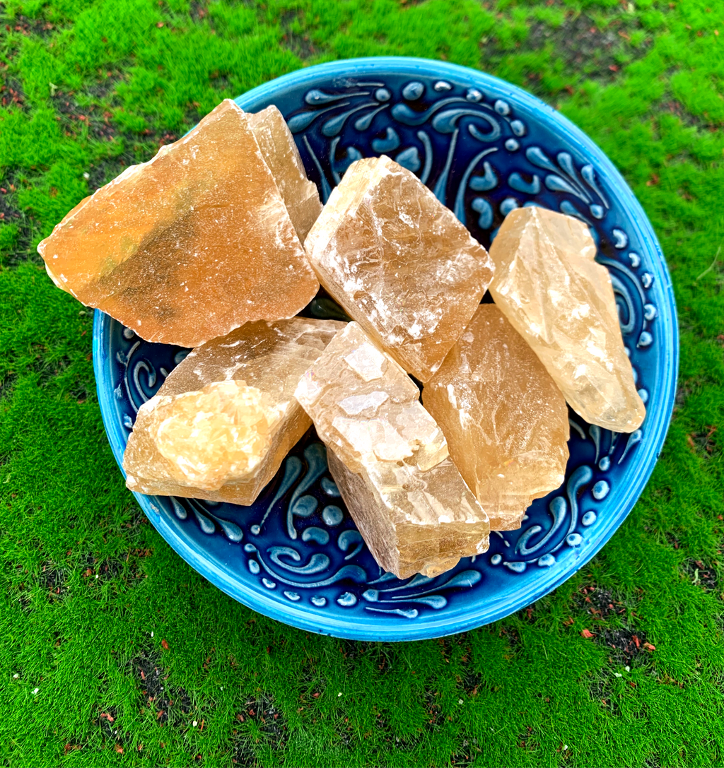 Raw Honey Calcite Chunk image 0