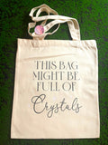 Full of Crystals Cotton Tote Bag image 0