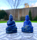 Lapis Lazuli Mini Buddha Carving image 0