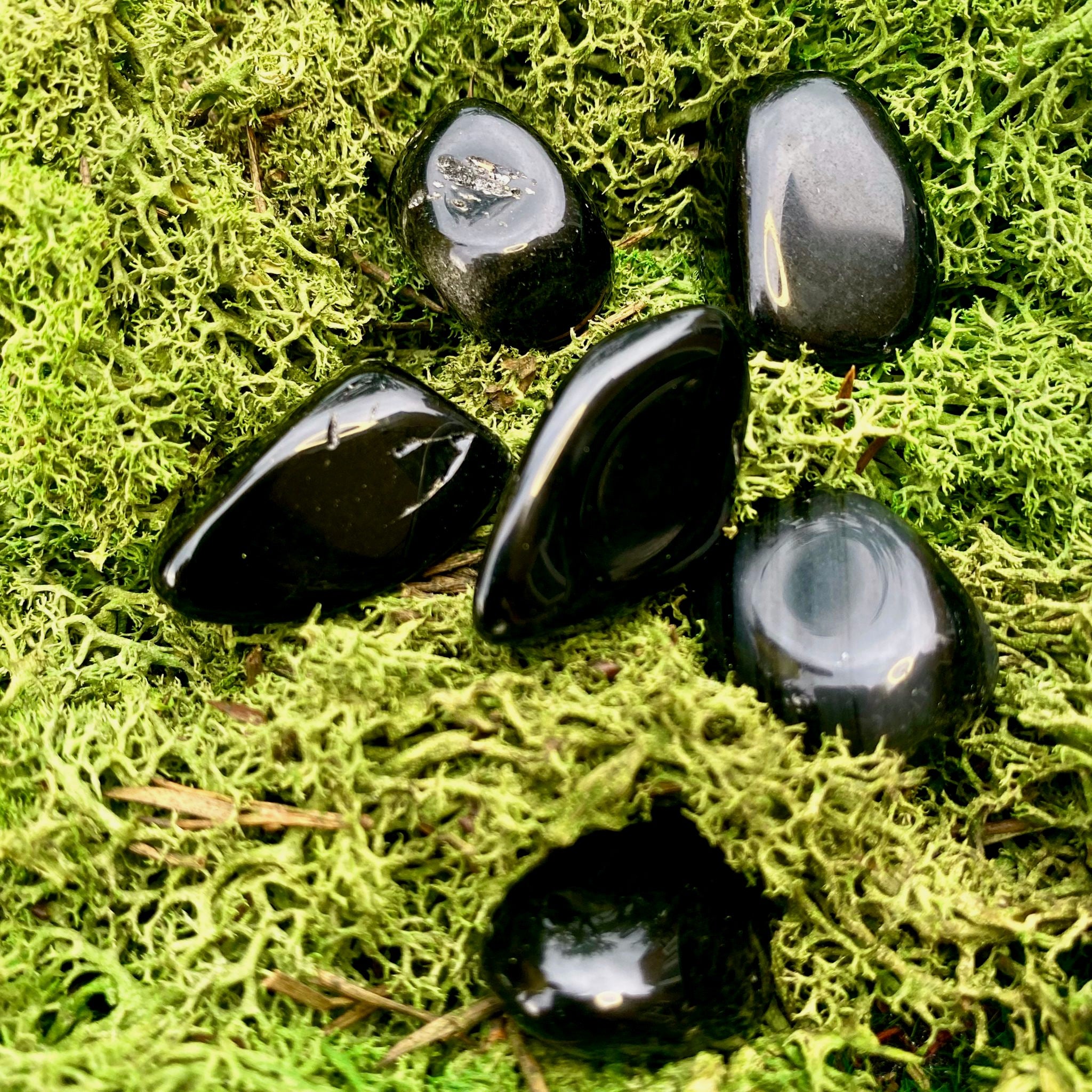 Black Obsidian Tumble-stones image 2