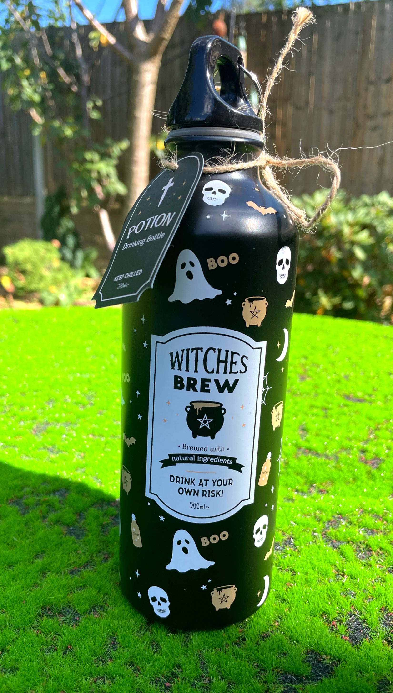 Witches Brew Metal Water Bottle image 0