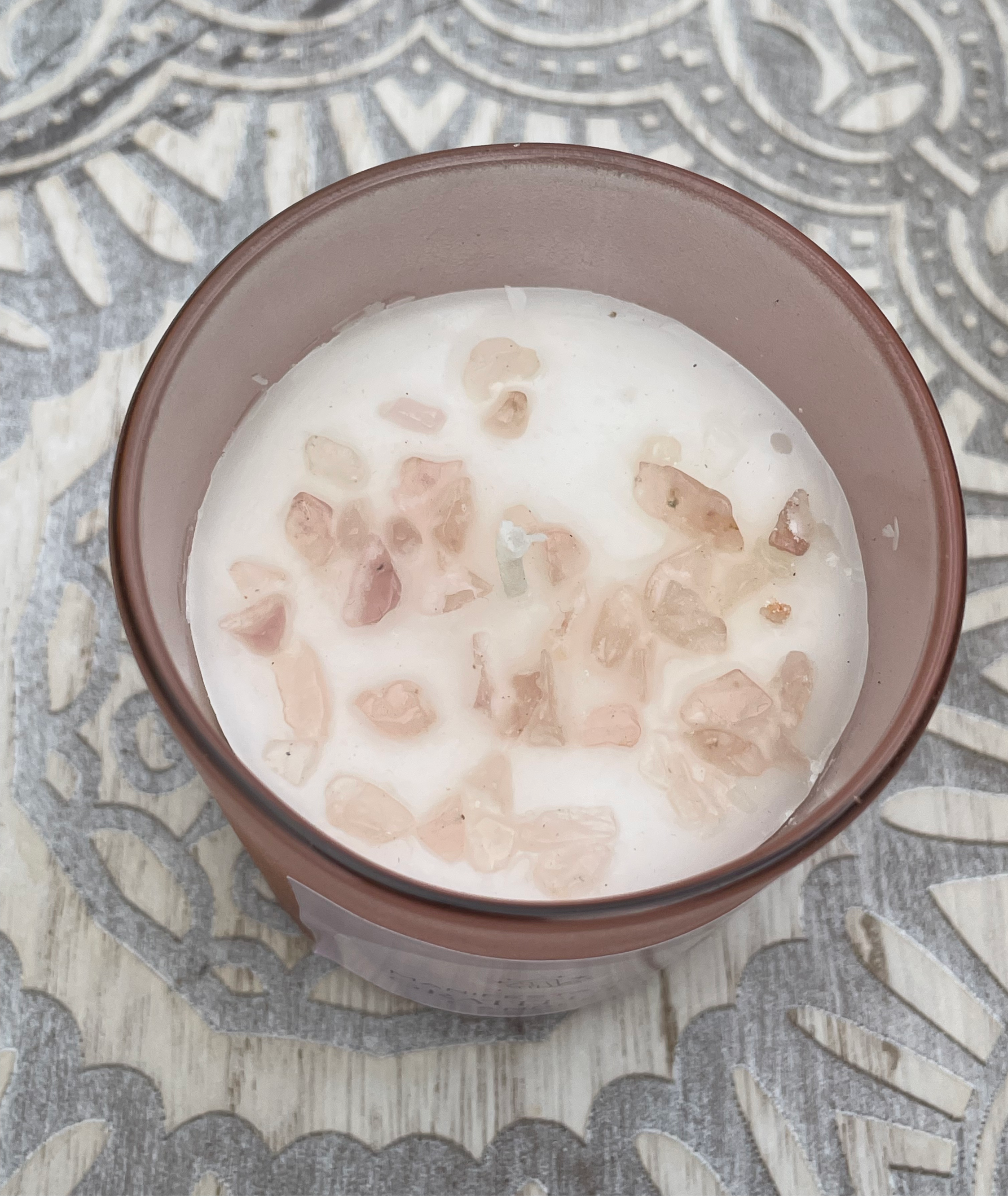 Gratitude Candle - Wild Rose Scent image 1