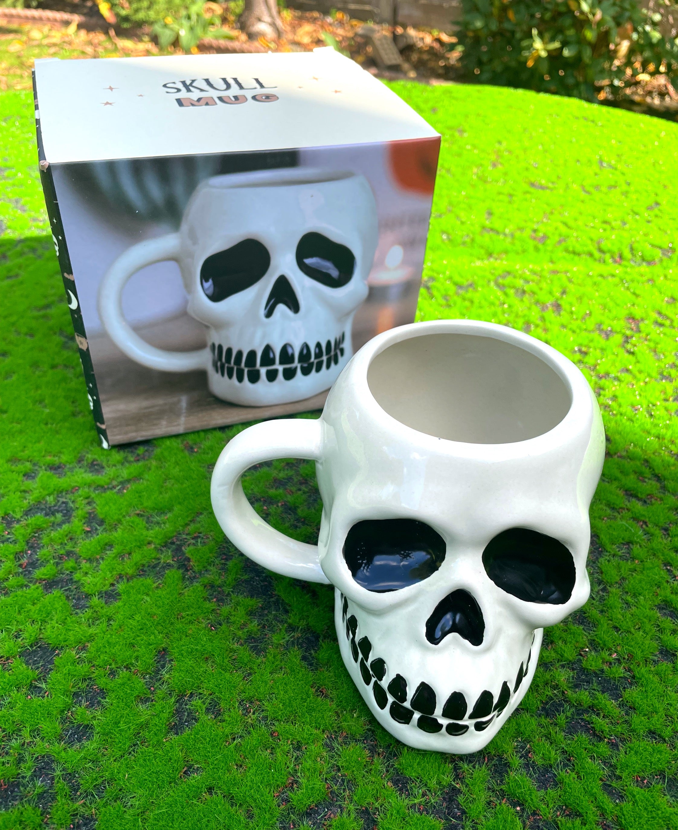 Skull Ceramic Mug image 1