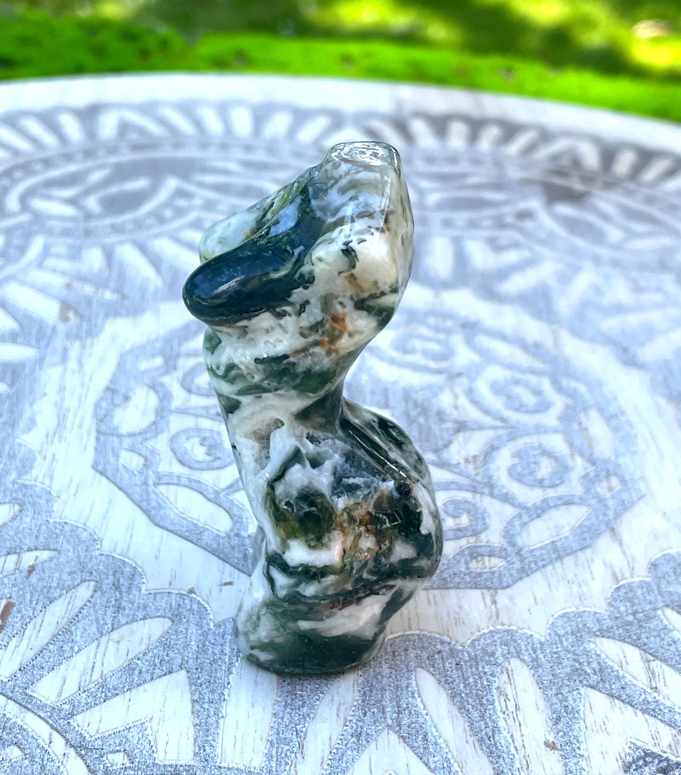 Moss Agate Goddess Body image 1