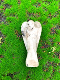 Rainbow Moonstone Angel Carving image 0