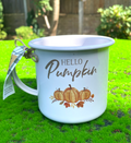 Hello Pumpkin Enamel Mug image 0