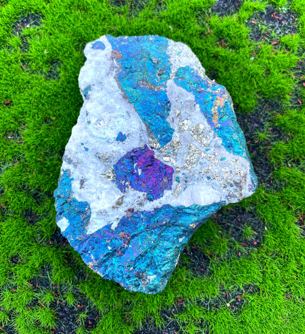 Chalcopyrite (Peacock Ore) Specimen image 2