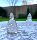 Clear Quartz Mini Buddha Carving image 0